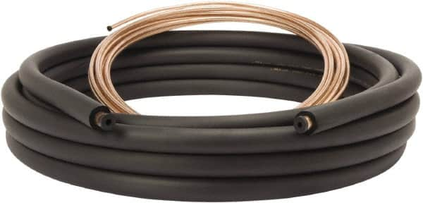 Mueller Industries - 30' Long, LL - 3/8, SL - 7/8" OD, Copper Refrigeration Tube - LL - .032, SL - .045" Wall Thickness, 17.64 Lb per Coil - Caliber Tooling