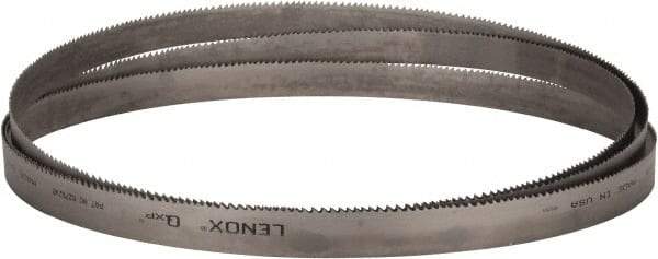 Lenox - 4 to 6 TPI, 15' 6" Long x 1-1/4" Wide x 0.042" Thick, Welded Band Saw Blade - Bi-Metal, Toothed Edge, Raker Tooth Set, Flexible Back, Contour Cutting - Caliber Tooling