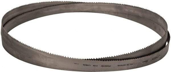 Lenox - 3 to 4 TPI, 18' 10" Long x 1-1/2" Wide x 0.05" Thick, Welded Band Saw Blade - Bi-Metal, Toothed Edge, Raker Tooth Set, Flexible Back, Contour Cutting - Caliber Tooling