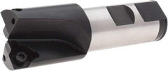 Komet - 1.2992 Inch Diameter, Weldon Flat, 25 mm Shank Diameter, 2 Insert, Indexable Counterbore - 3-15/16 Inch Overall Length, WOEX 080404 Insert, Through Coolant - Caliber Tooling