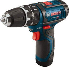 Bosch - 12 Volt 3/8" Keyless Chuck Cordless Hammer Drill - 0 to 19,500 BPM, 0 to 1,300 RPM, Reversible - Caliber Tooling