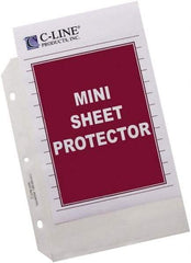 C-LINE - 50 Piece Clear Sheet Protectors-Envelopes - 8.719" High x 6-3/8" Wide - Caliber Tooling