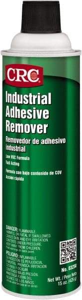 CRC - 19 oz Aerosol Can Adhesive Remover - VOC Content g/L 0, Removes Adhesives - Caliber Tooling