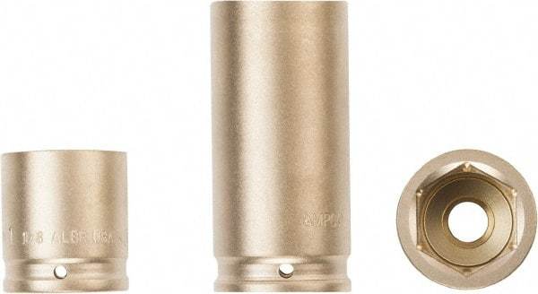 Ampco - 3/4" Drive 1-3/4" Standard Nonsparking Impact Socket - 6 Points - Caliber Tooling