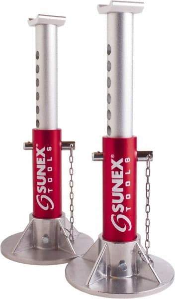 Sunex Tools - 6,000 Lb Capacity Jack Stand - 10.6 to 15.4" High - Caliber Tooling