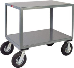 Jamco - Heavy Duty Irregular Surface Transporter Mobile Table - Steel, Gray, 30" Long x 72" Deep x 34" High - Caliber Tooling