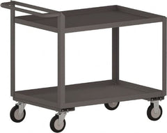 Jamco - 1,200 Lb Capacity, 30" Wide x 48" Long x 30" High Standard Utility Cart - 2 Shelf, Steel - Caliber Tooling