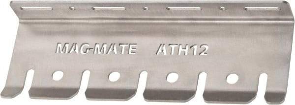 Mag-Mate - 4" Projection, 302 Stainless Steel Air Tool Holder Rack - 12" OAL - Caliber Tooling