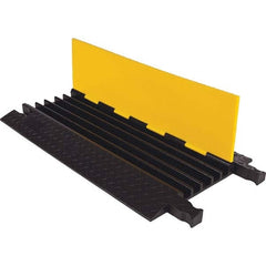 Checkers - On Floor Cable Covers Cover Material: Polyurethane Number of Channels: 5 - Caliber Tooling