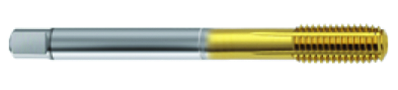 M22 x 1.50 Dia. - 6HX - 7 FL - Cobalt Semi-Bott Tap-TiN FORM-C DIN 374 - Caliber Tooling