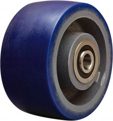 Hamilton - 6 Inch Diameter x 3 Inch Wide, Polyurethane Mold on to Cast Iron Center Caster Wheel - 1,800 Lb. Capacity, 3-1/4 Inch Hub Length, 3/4 Inch Axle Diameter, Sealed Precision Ball Bearing - Caliber Tooling