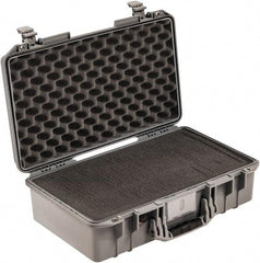 Pelican Products, Inc. - 13-31/32" Wide x 7-31/64" High, Aircase w/Foam - Silver - Caliber Tooling