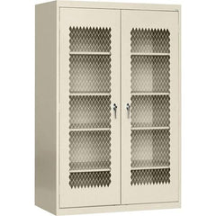 Sandusky Lee - 5 Shelf Visible Storage Cabinet - Steel, 36" Wide x 24" Deep x 72" High, Putty - Caliber Tooling