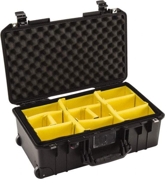 Pelican Products, Inc. - 13-31/32" Wide x 8-63/64" High, Aircase w/Divider - Black - Caliber Tooling