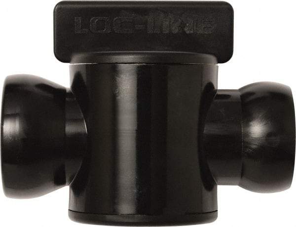 Loc-Line - 10 Piece, 3/4" ID Coolant Hose In-Line Check Valve - Female to Ball Connection, Acetal Copolymer Body, Unthreaded, Use with Loc-Line Modular Hose Systems - Caliber Tooling