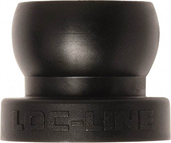 Loc-Line - 1/2" Hose Inside Diam, Coolant Hose Fixed Mount - for Use with Loc-Line Modular Hose System, 20 Pieces - Caliber Tooling