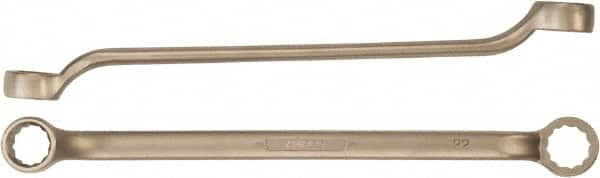 Ampco - 14mm x 15mm 12 Point Box Wrench - Double End, Aluminum Bronze, Plain Finish - Caliber Tooling