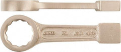 Ampco - 2-13/16" 12 Point Striking Box Wrench - Single End, Aluminum Bronze, Plain Finish - Caliber Tooling