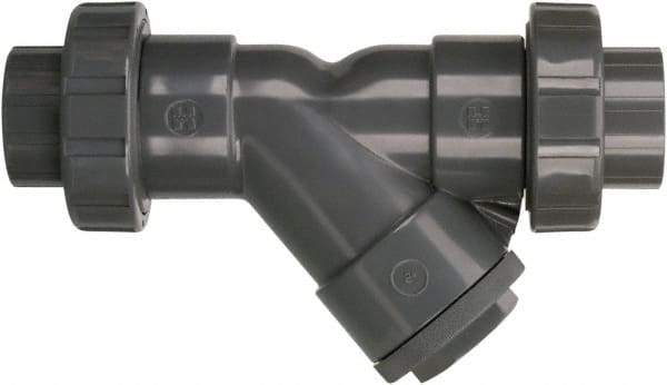 Hayward - 1/2" Pipe, True Union Threaded Ends, PVC Y-Strainer - 150 psi Pressure Rating - Caliber Tooling