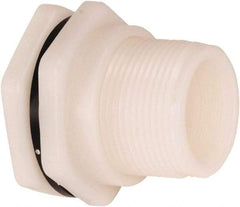 Hayward - 3/4" Polypropylene Plastic Pipe Bulkhead Tank Adapter - Schedule 80, Thread x Thread End Connections - Caliber Tooling