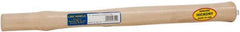 Made in USA - 18" Long Replacement Handle for Blacksmith Hammers - 1-1/4" Eye Length x 1" Eye Width, Hickory, Material Grade Type A - Caliber Tooling