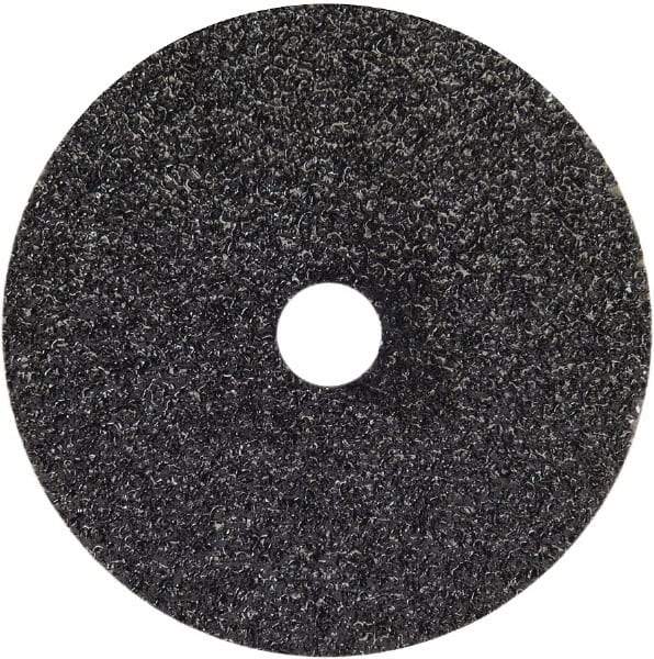 Norton - 4-1/2" Diam 7/8" Hole 80 Grit Fiber Disc - Coarse Grade, Aluminum Oxide - Caliber Tooling