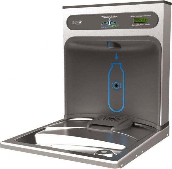 Halsey Taylor - 8 GPH Cooling Capacity Retro Fit Water Cooler & Fountain - Retro-Fit Bottle Filling Station, 20 to 105 psi, 0.20 hp, Stainless Steel - Caliber Tooling