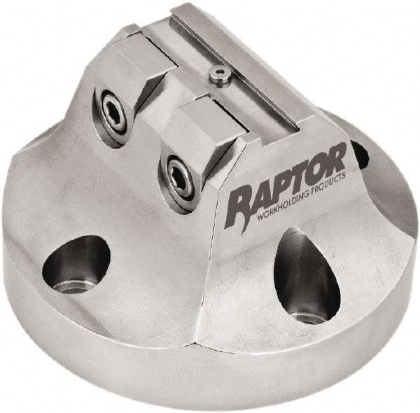 Raptor Workholding - 3/8" Jaw Width, 3" High Dovetail Vise - For Use with 4 & 5 Axis Workholding Systems - Caliber Tooling