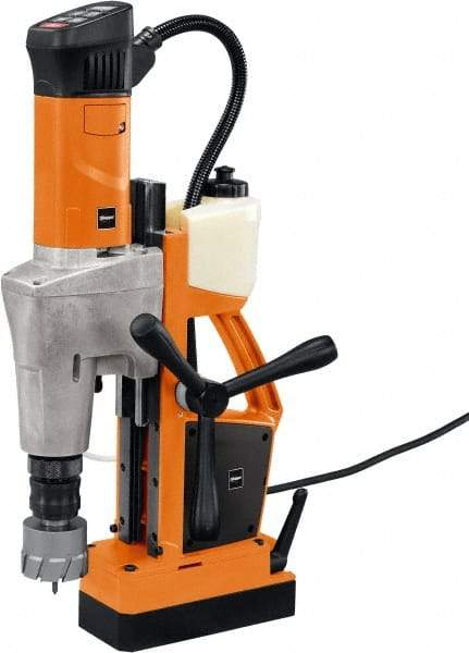 Fein - 3/4" Chuck, 2" Travel, Portable Magnetic Drill Press - 120-240 & 260-520 RPM, 1300 Watts - Caliber Tooling