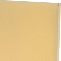 Made in USA - 1/4" Thick x 24" Wide x 2' Long, Polyurethane Sheet - Natural, 75D Hardness, ±0.015 Tolerance - Caliber Tooling