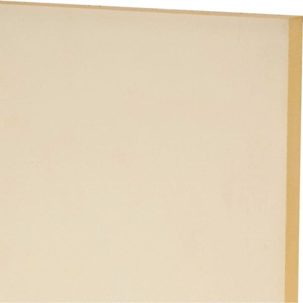 Made in USA - 4' x 48" x 1/4" Natural (Color) Polyurethane Sheet - Caliber Tooling