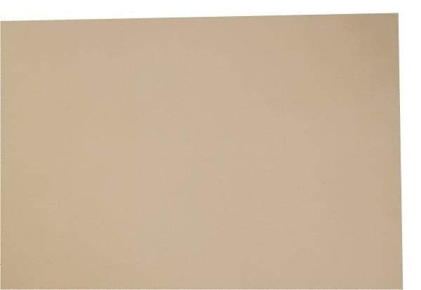 Made in USA - 1/16" Thick x 12" Wide x 1' Long, Polyurethane Sheet - Natural, 90A Hardness, ±0.010 Tolerance - Caliber Tooling