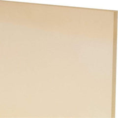 Made in USA - 3/16" Thick x 12" Wide x 1' Long, Polyurethane Sheet - Natural, 90A Hardness, ±0.010 Tolerance - Caliber Tooling