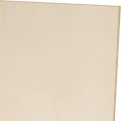 Made in USA - 1/8" Thick x 48" Wide x 4' Long, Polyurethane Sheet - Natural, 60A Hardness, ±0.010 Tolerance - Caliber Tooling