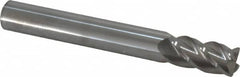 Accupro - 1/2" Diam 4 Flute Solid Carbide 0.045" Corner Radius End Mill - Caliber Tooling