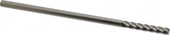 Accupro - 1/4", 4 Flute, Single End, Solid Carbide, 0.045" Corner Radius End Mill - 6" OAL, 40° Helix, Right Hand Flute, 1-1/2" LOC, Right Hand Cut - Caliber Tooling