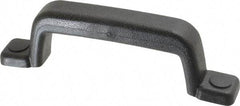 Sugatsune - Polyurethane Around Steel Core Chest Handle - 185mm Wide x 2-1/16" High, Black Coated, 2 Holes - Caliber Tooling