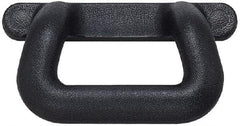 Sugatsune - Polyurethane Around Steel Core Chest Handle - 175mm Wide x 2-39/64" High, Black Coated, 2 Holes - Caliber Tooling