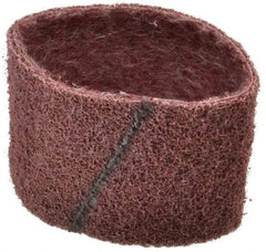 Brite Star - 3" Wide x 10-11/16" OAL, 120 Grit, Aluminum Oxide Abrasive Belt - Aluminum Oxide, Medium, Nonwoven, Series SC-BS - Caliber Tooling