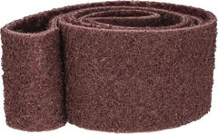 Brite Star - 2-1/2" Wide x 60" OAL, 120 Grit, Aluminum Oxide Abrasive Belt - Aluminum Oxide, Medium, Nonwoven, Series SC-BS - Caliber Tooling