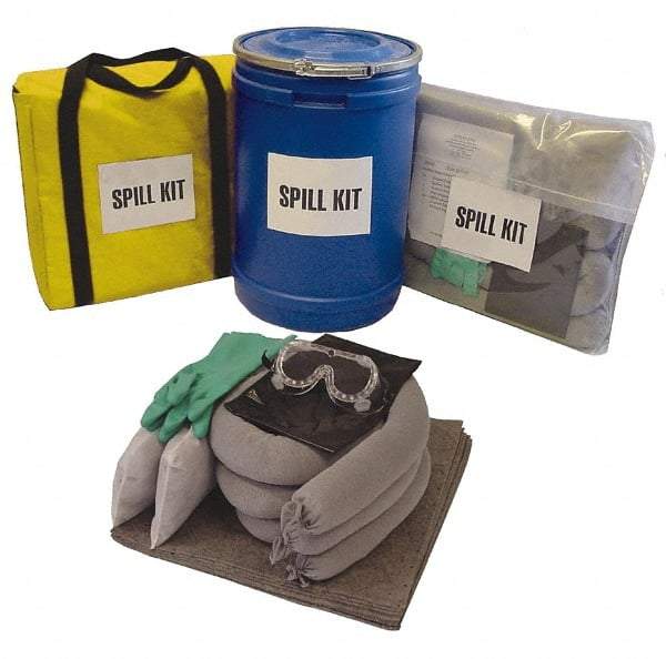 PRO-SAFE - Universal & Universal/Chemical Spill Kit - 14 Gal Polypropylene Pail - Caliber Tooling