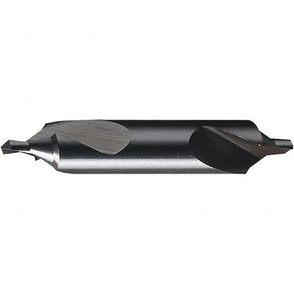 Chicago-Latrobe - #16 Bell Cut 60° Bell Incl Angle High Speed Steel Combo Drill & Countersink - Caliber Tooling