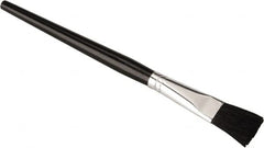 Premier Paint Roller - Hog Artist's Paint Brush - 1" Wide, 1-1/4" Bristle Length, 6" Wood Handle - Caliber Tooling