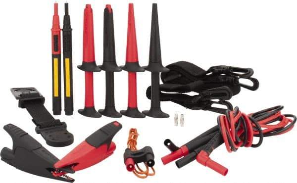 Fluke - 8 Piece, Test Lead Set - 600 Volt Max - Caliber Tooling