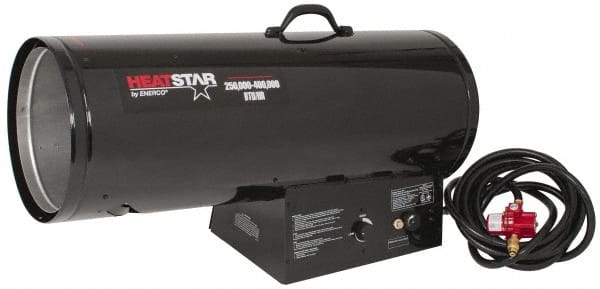 Heatstar - 250,000 to 400,000 BTU Rating, Propane Forced Air Heater with Thermostat - Caliber Tooling