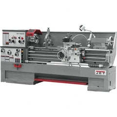 Jet - 18" Swing, 60" Between Centers, 230 Volt, Triple Phase Engine Lathe - 5MT Taper, 7-1/2 hp, 25 to 1,800 RPM, 3-1/8" Bore Diam - Caliber Tooling