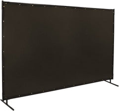 Steiner - 10 Ft. Wide x 6 Ft. High x 3/4 Inch Thick, 14 mil Thick Transparent Vinyl Portable Welding Screen Kit - Gray - Caliber Tooling