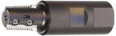 Kennametal - 26mm Cut Diam, 43mm Max Hole Depth, 25mm Shank Diam, Internal/External Indexable Thread Mill - Insert Style TMS, 4 Inserts, Toolholder Style TMT, 103mm OAL - Caliber Tooling