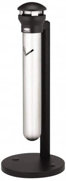 Rubbermaid - 1.3 Gal Stainless Steel Cigarette & Cigar Receptacle - 15-1/2" Wide x 39-5/8" High - Caliber Tooling