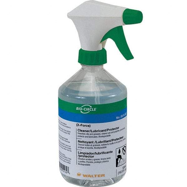 WALTER Surface Technologies - 16.9 oz Plastic Bottle & Trigger Sprayer - Clear - Caliber Tooling